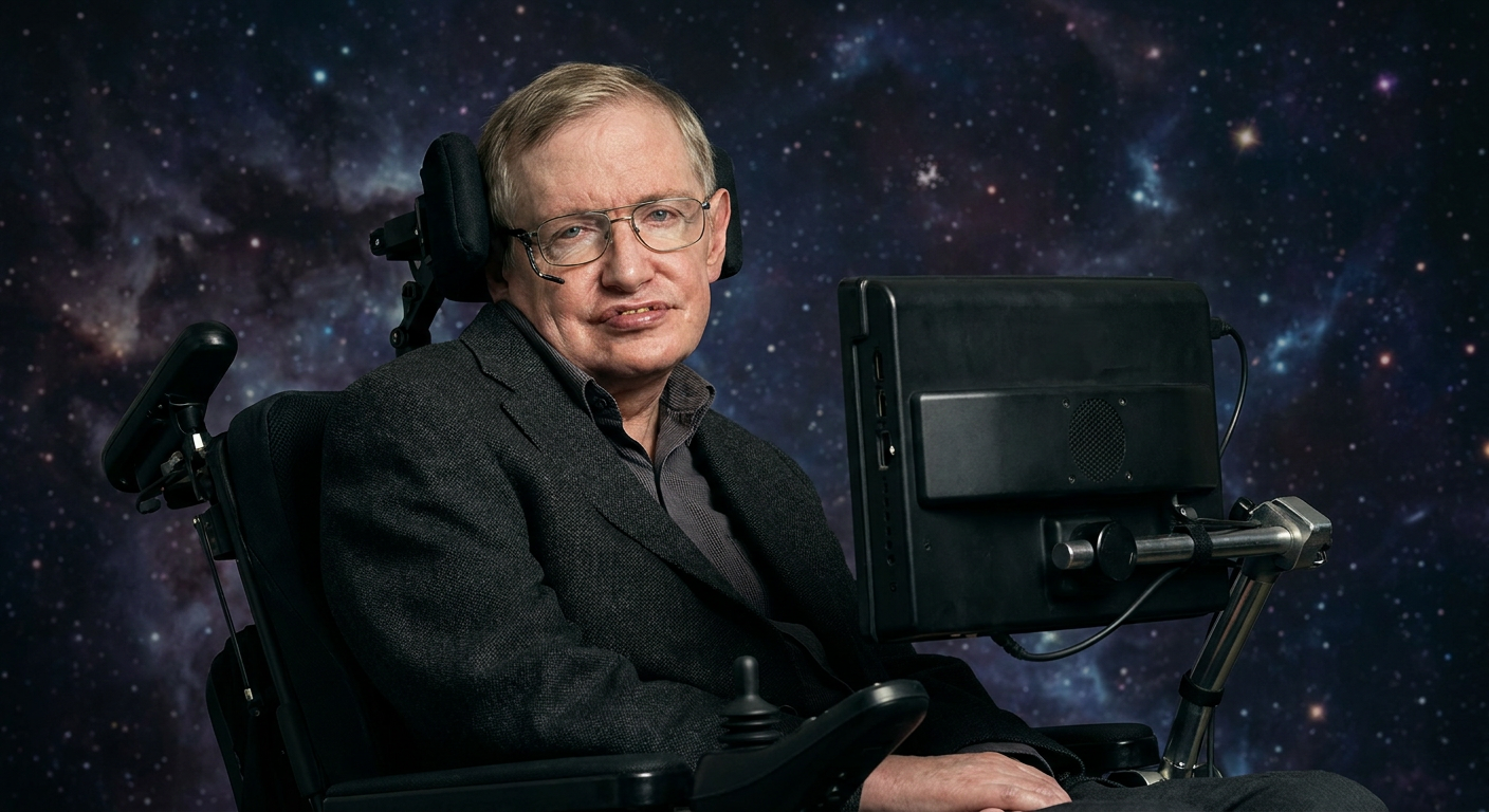 Portrait of Stephen Hawking