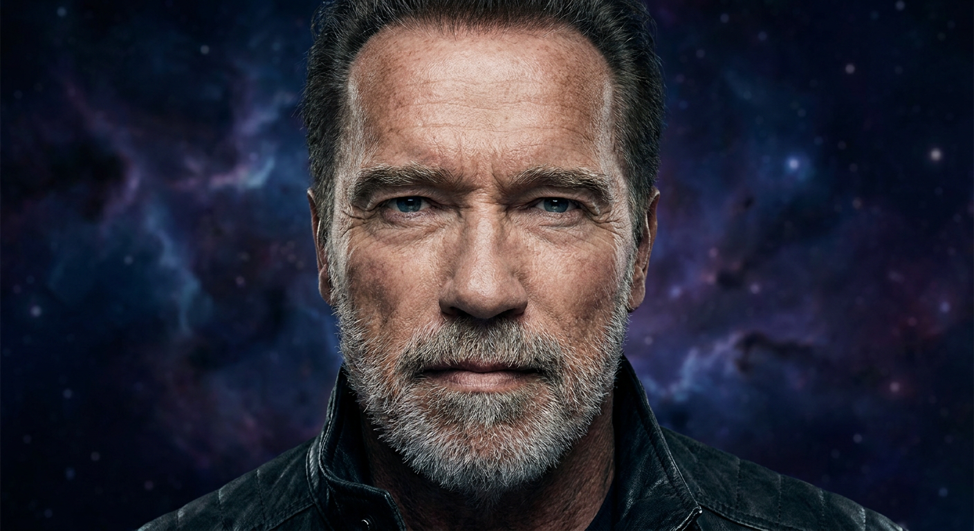 Portrait of Arnold Schwarzenegger
