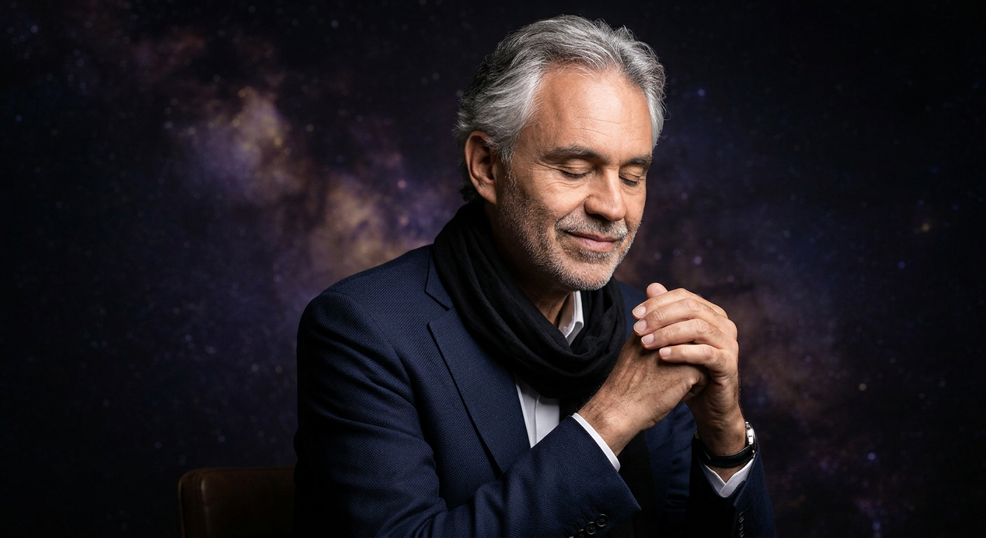 Portrait of Andrea Bocelli