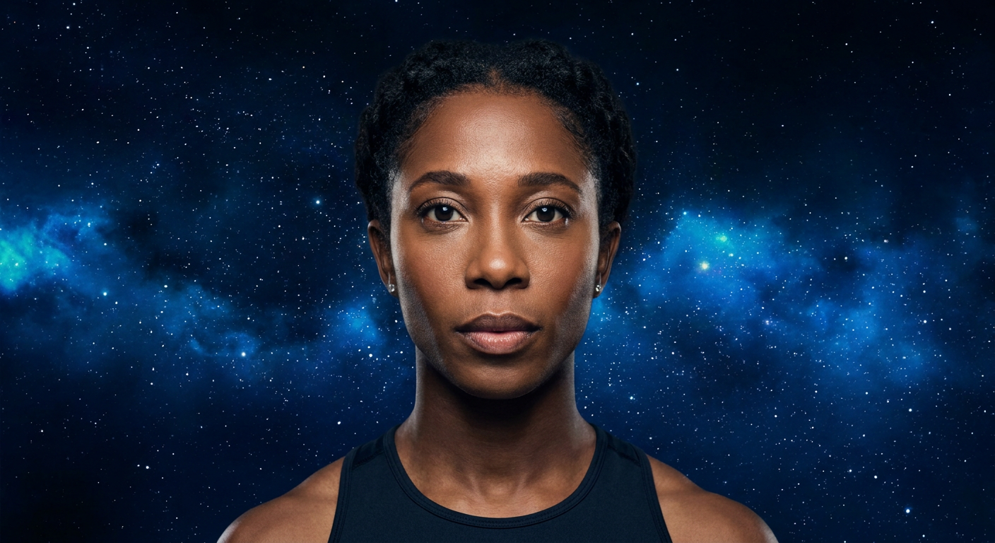 Portrait of Shelly-Ann Fraser-Pryce