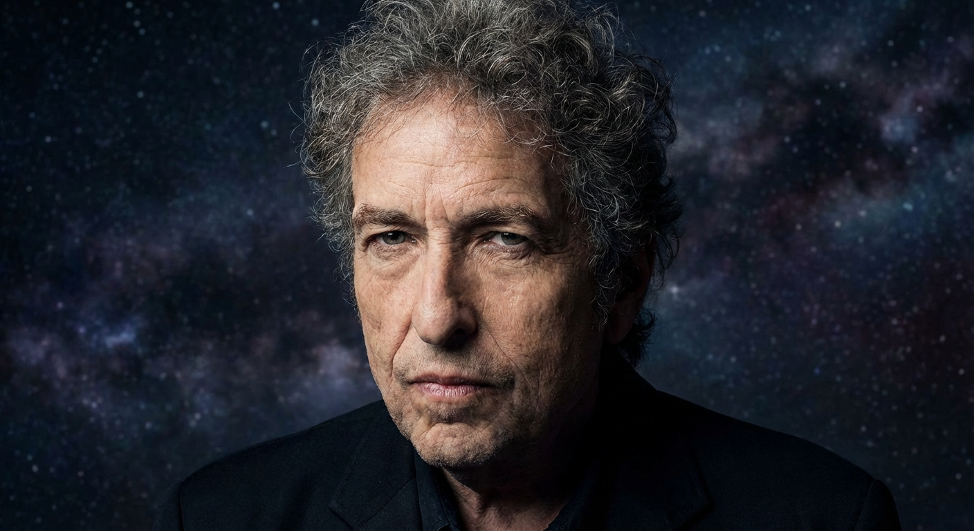 Portrait of Bob Dylan
