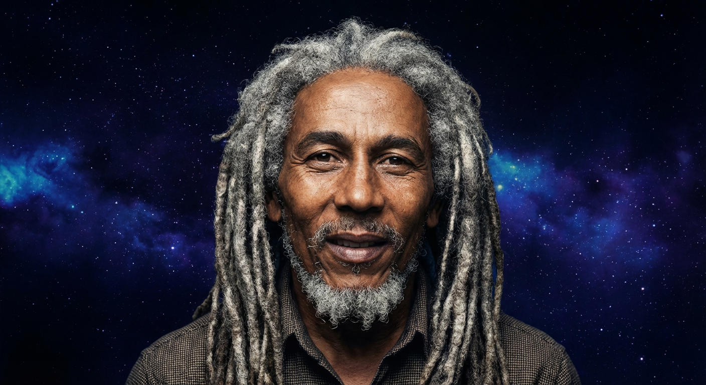 Portrait of Bob Marley