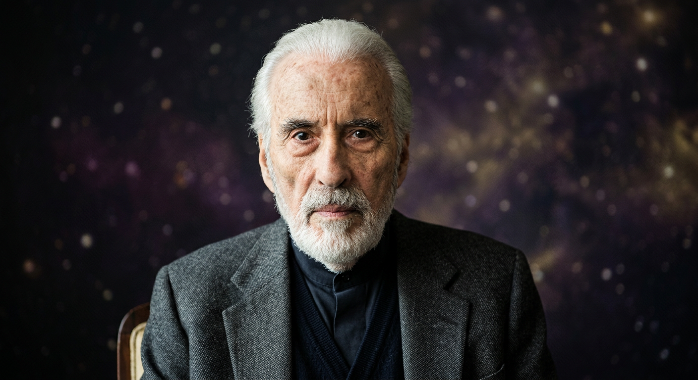 Portrait of Christopher Lee