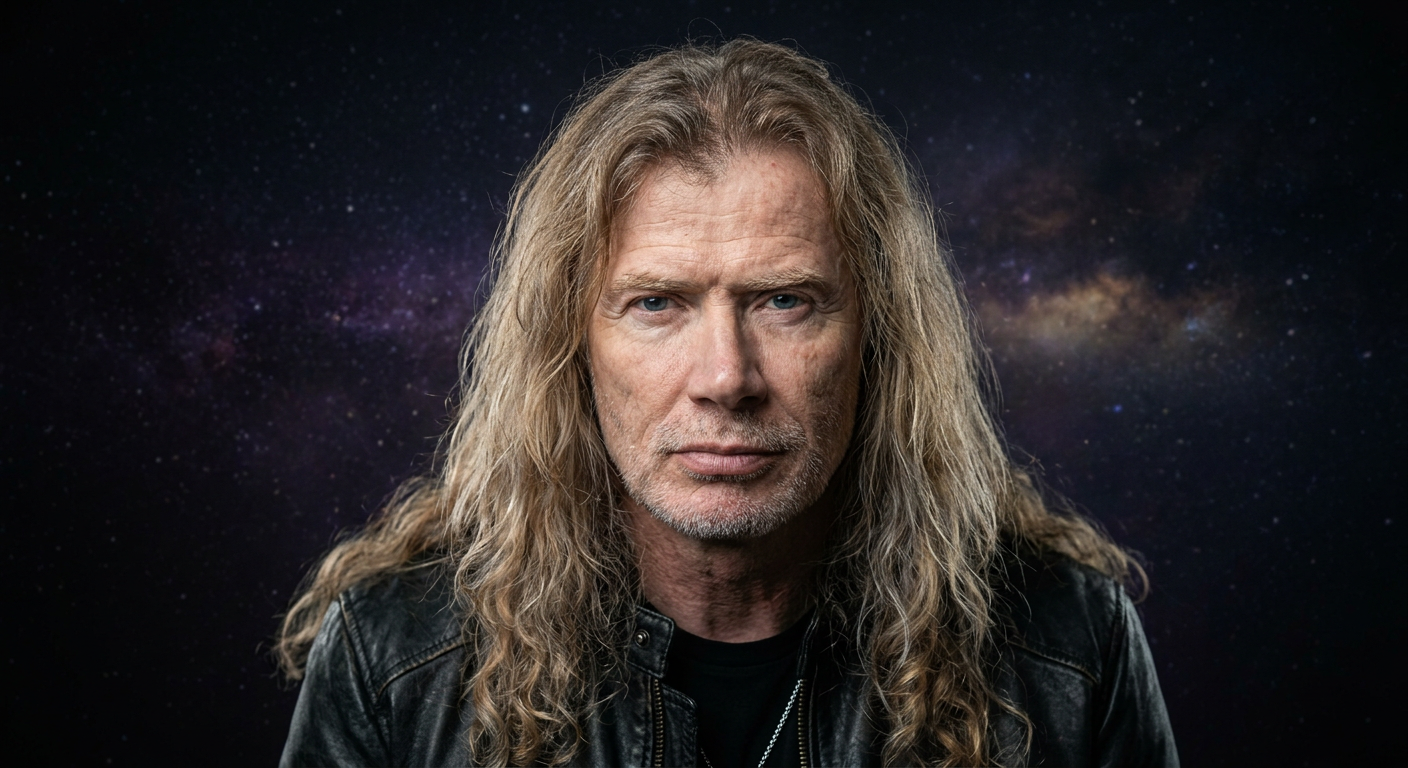 Portrait of Dave Mustaine