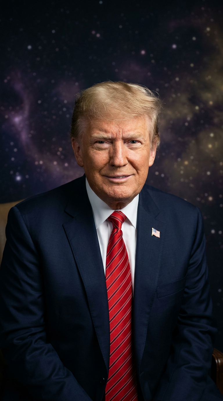 Portrait of Donald Trump
