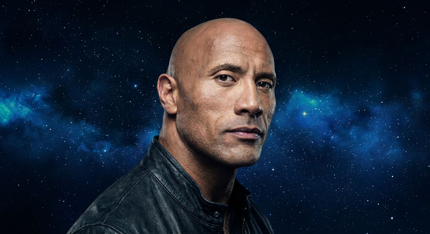 Portrait of Dwayne Johnson