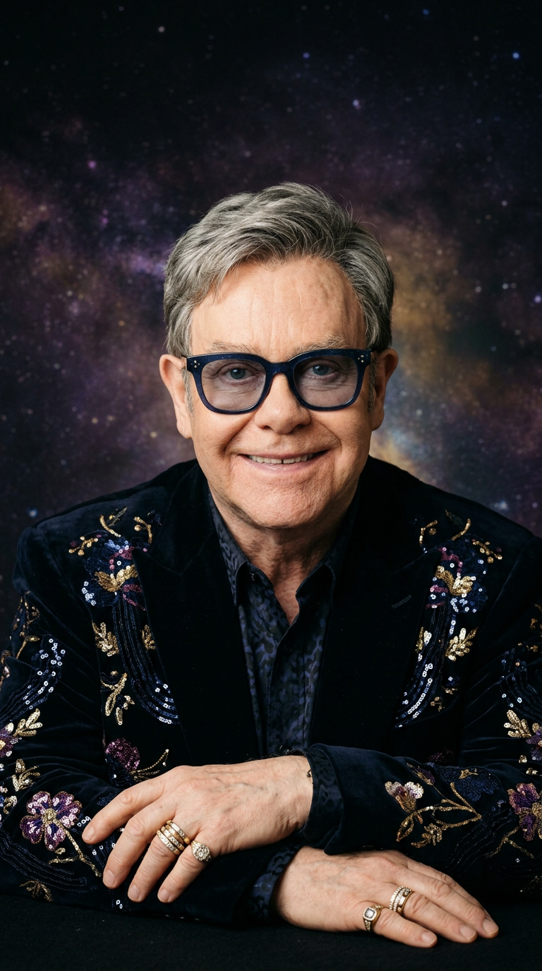Portrait of Elton John
