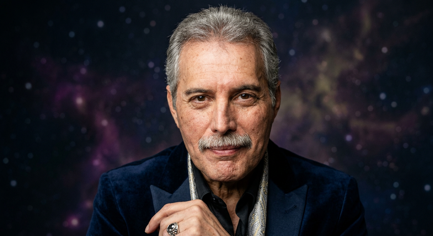Portrait of Freddie Mercury