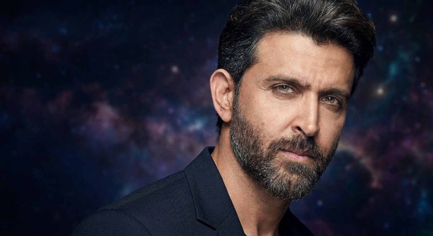 Portrait of Hrithik Roshan