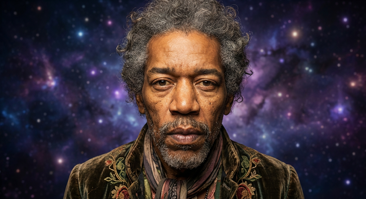 Portrait of Jimi Hendrix