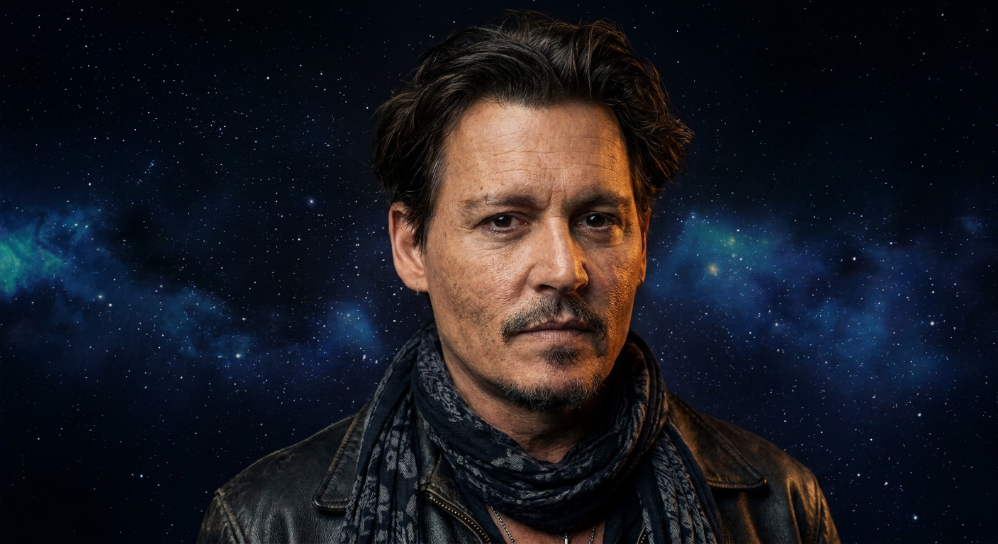Portrait of Johnny Depp