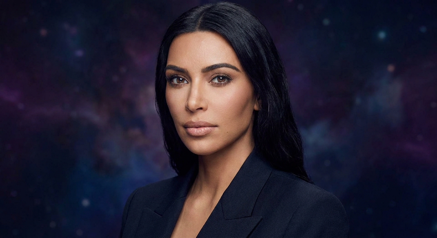 Portrait of Kim Kardashian