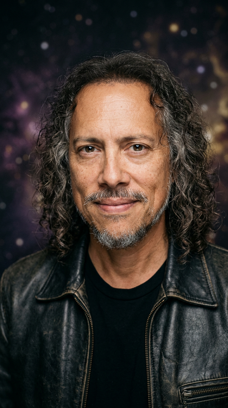 Portrait of Kirk Hammett Music
