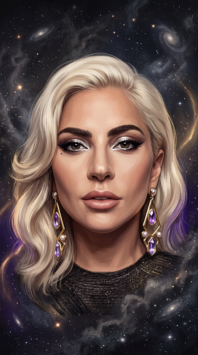 Portrait of Lady Gaga