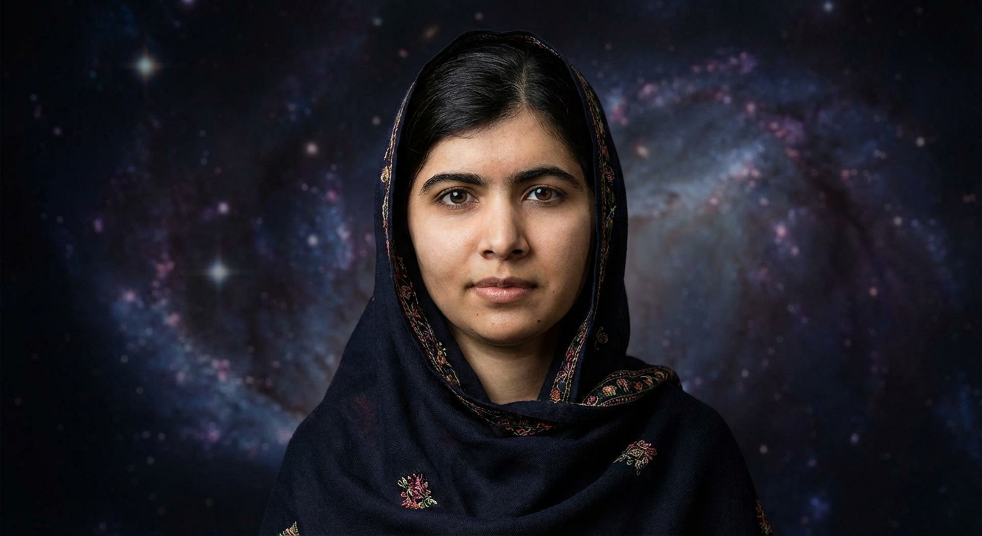 Portrait of Malala Yousafzai