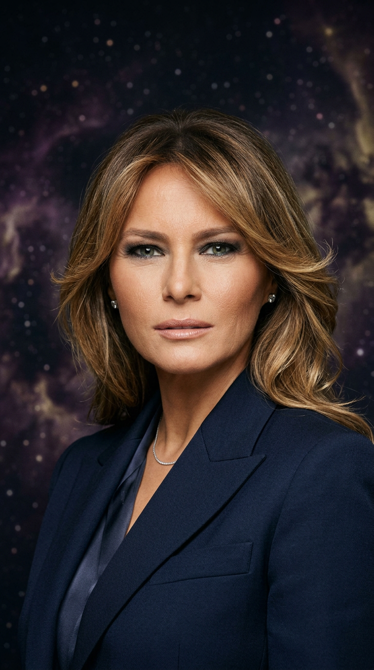 Portrait of Melania Trump