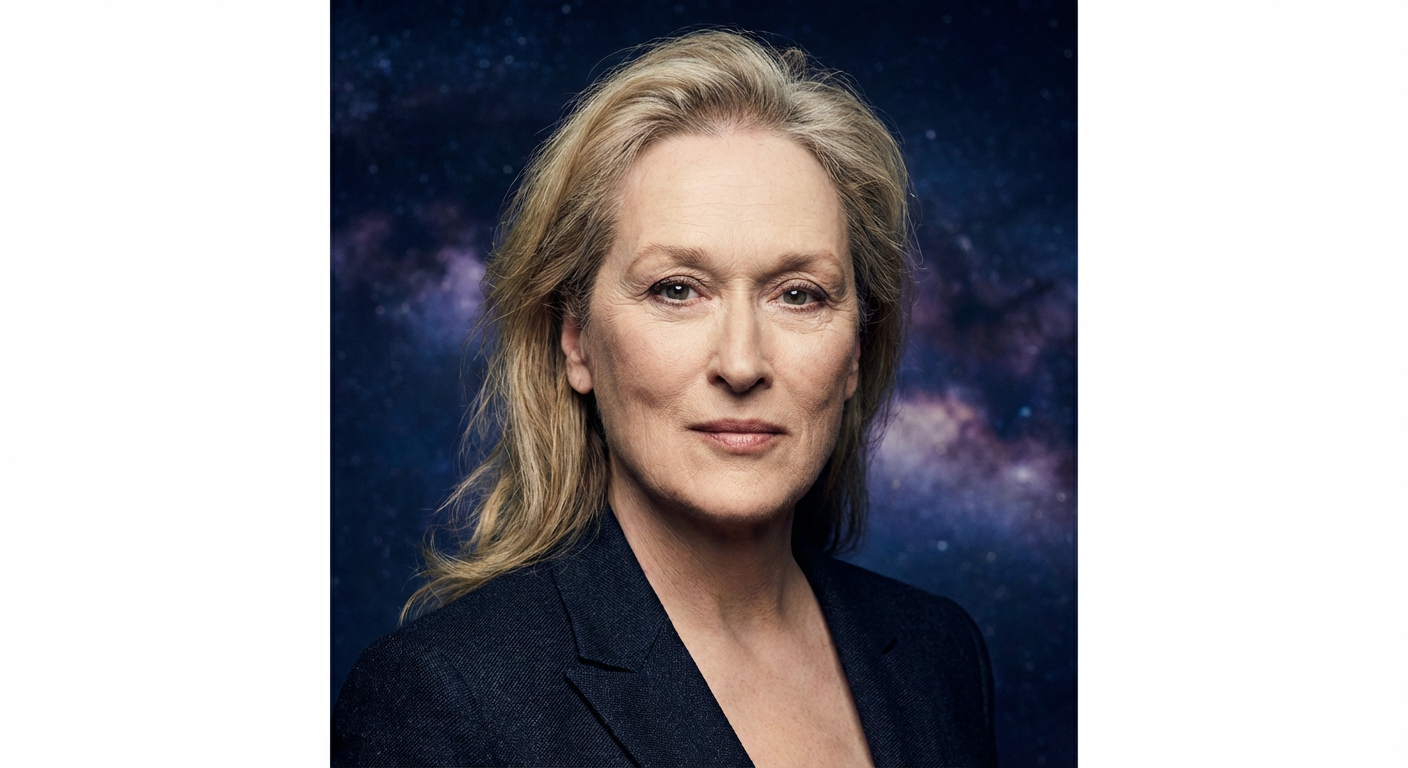 Portrait of Meryl Streep