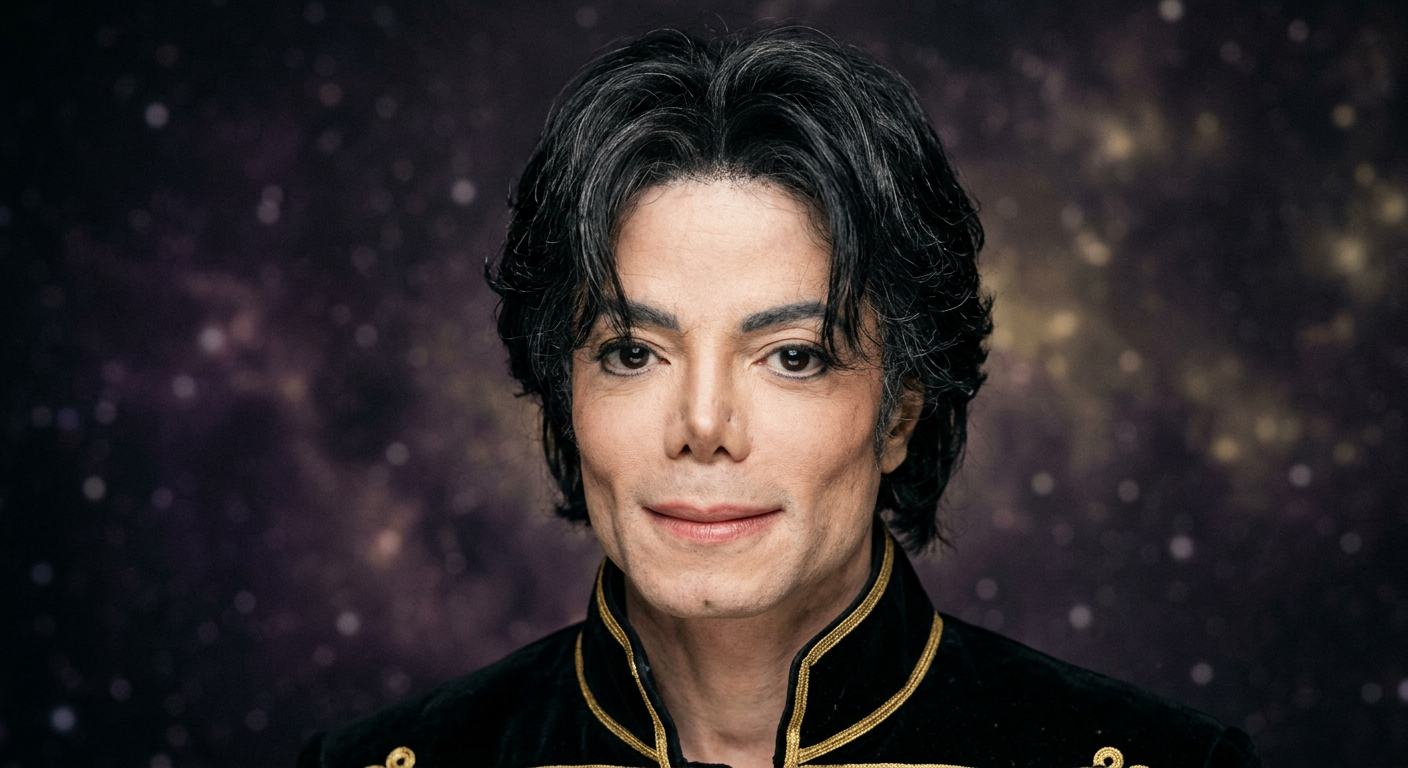 Portrait of Michael Jackson