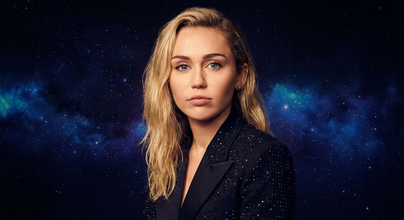 Portrait of Miley Cyrus