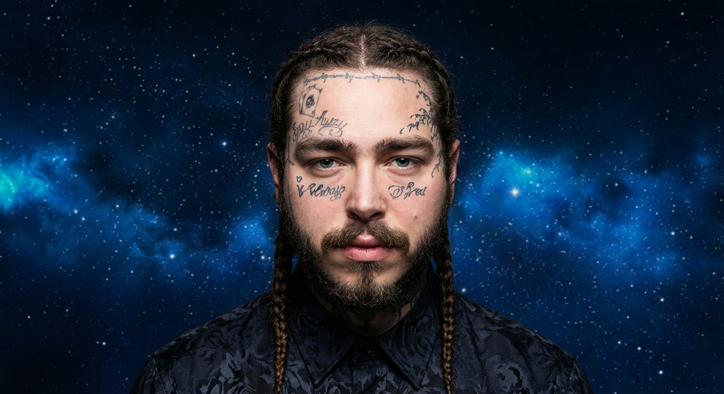 Portrait of Post Malone