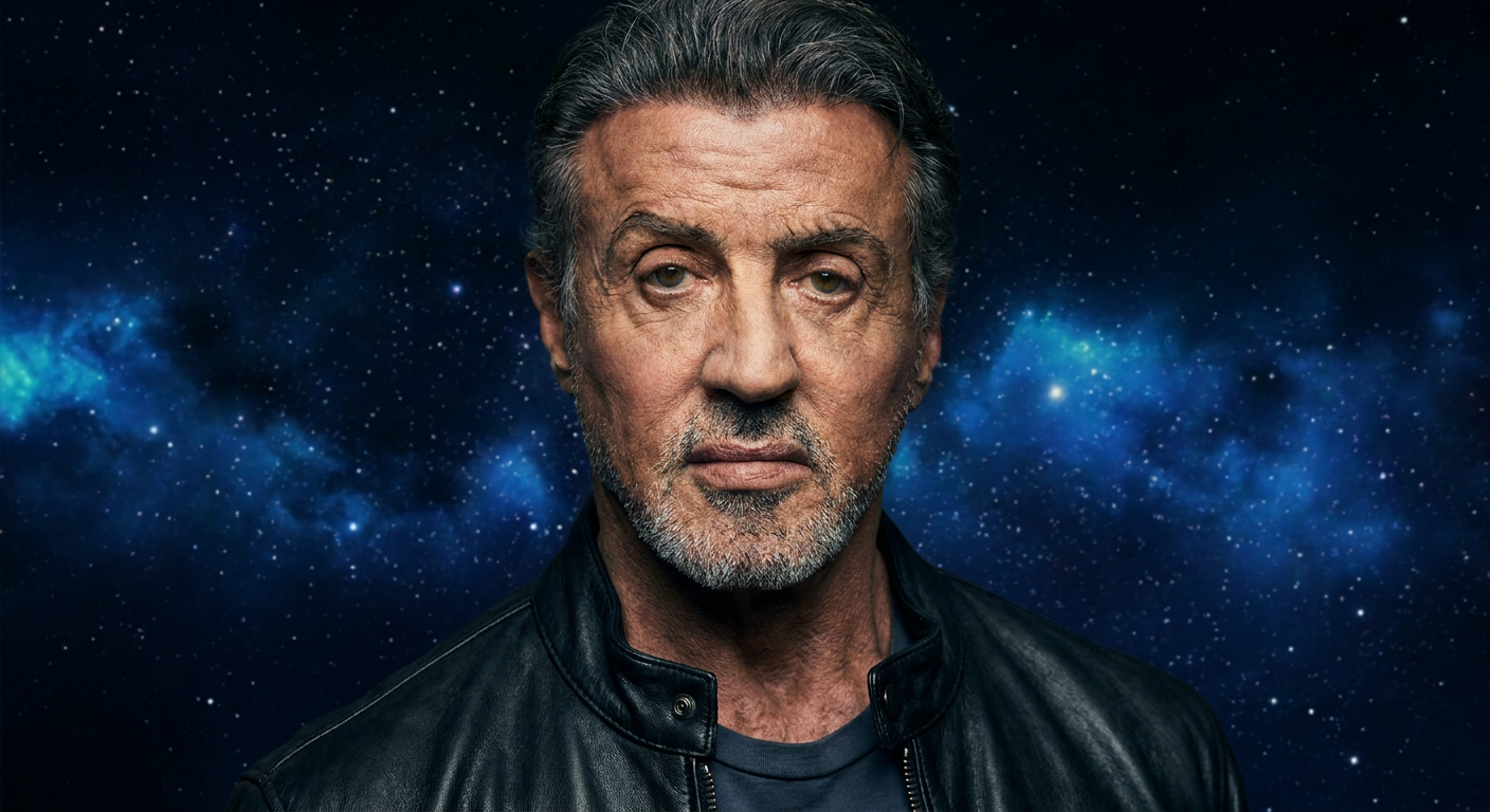 Portrait of Sylvester Stallone