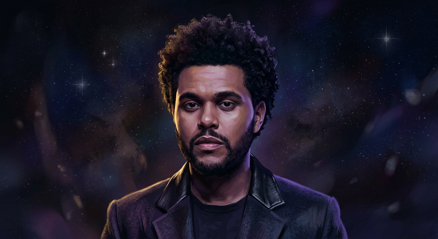Portrait of The Weeknd