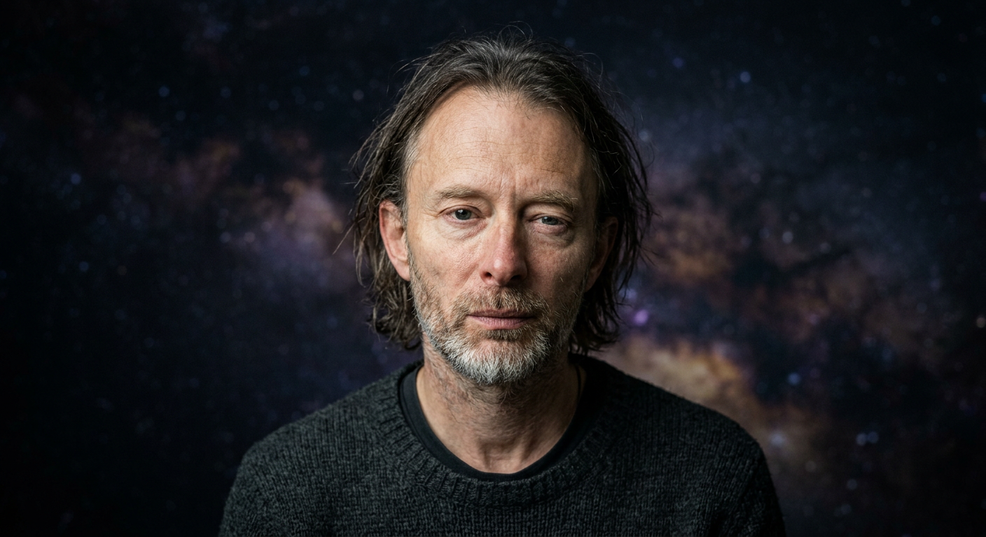 Portrait of Thom Yorke