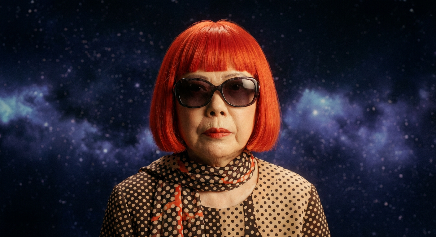 Portrait of Yayoi Kusama